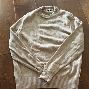 Alex Mill Men's Oatmeal Crewneck Sweater